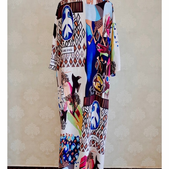 5⭐️Boho Wild Print Kimono - Picture 5 of 13